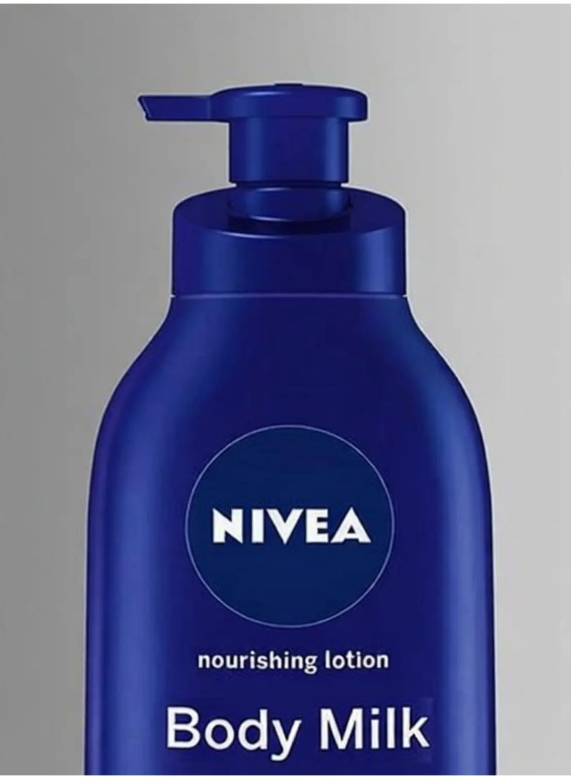 نيفيا لوشن الجسم للبشرة الجافة جدًا من نيفيا، حليب مغذي للجسم مع 2x زيت اللوز، للرجال والنساء، 1200 مل - Image 3